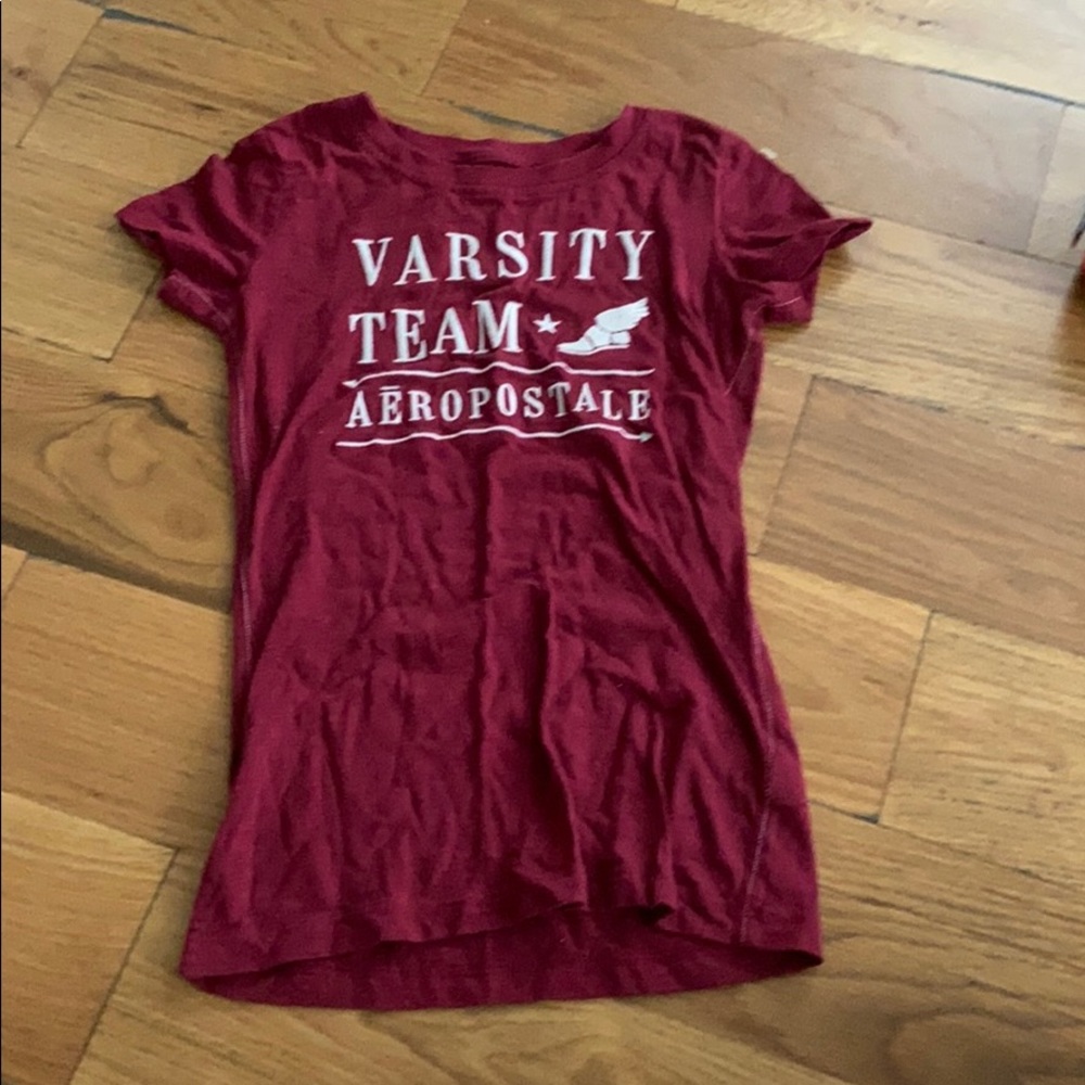 Aeropostale Maroon T-shirt